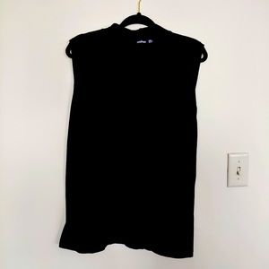Black High Neck Tank